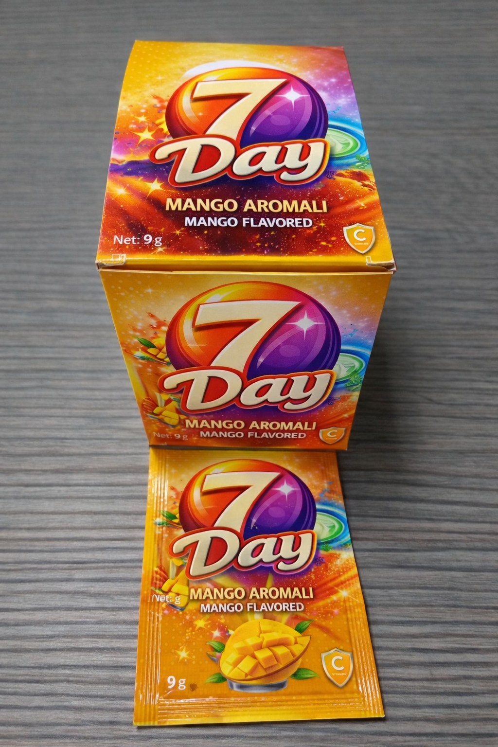 7DAY AROMALI TOZ İÇECEK 9 GR MANGO  576 ADET