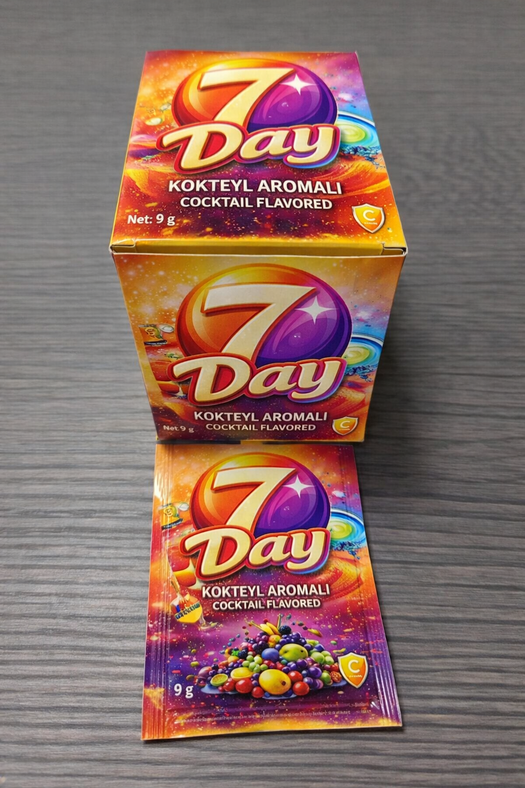 7DAY AROMALI TOZ İÇECEK 9 GR KOKTEYL  576 ADET