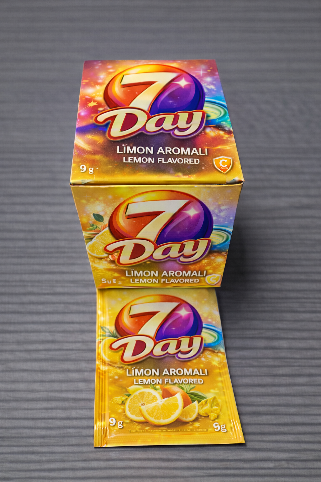 7DAY AROMALI TOZ İÇECEK 9 GR LİMON  576 ADET