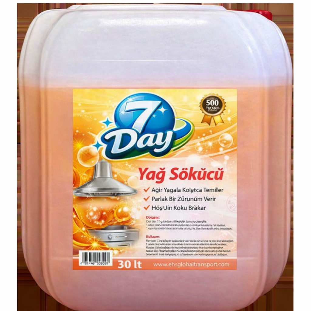 7DAY YAĞ SÖKÜCÜ 30 LT