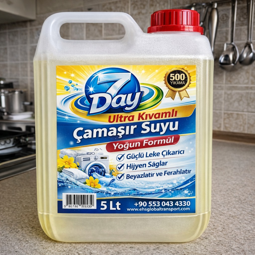 7DAY ULTRA KIVAMLI ÇAMAŞIR SUYU 5 LT