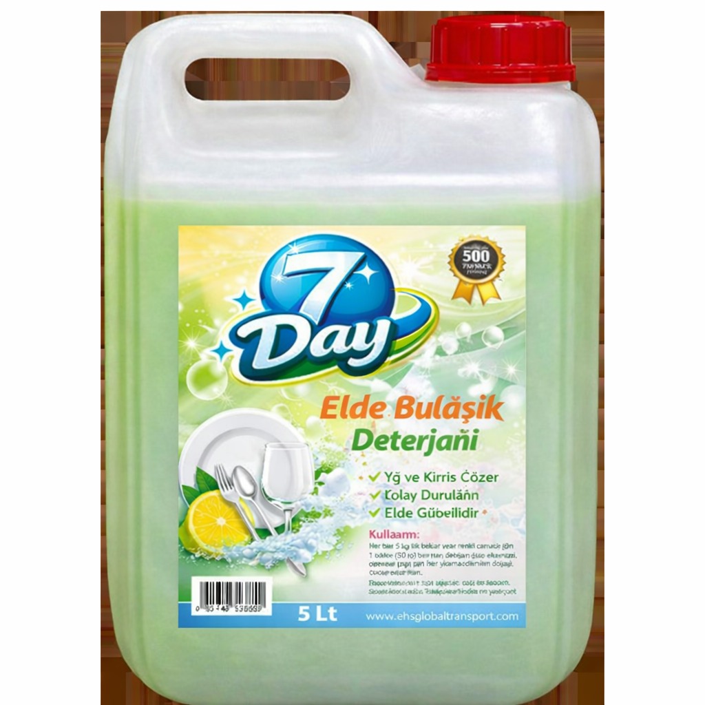 7DAY ELDE BULAŞIK DETERJANI 5 LT