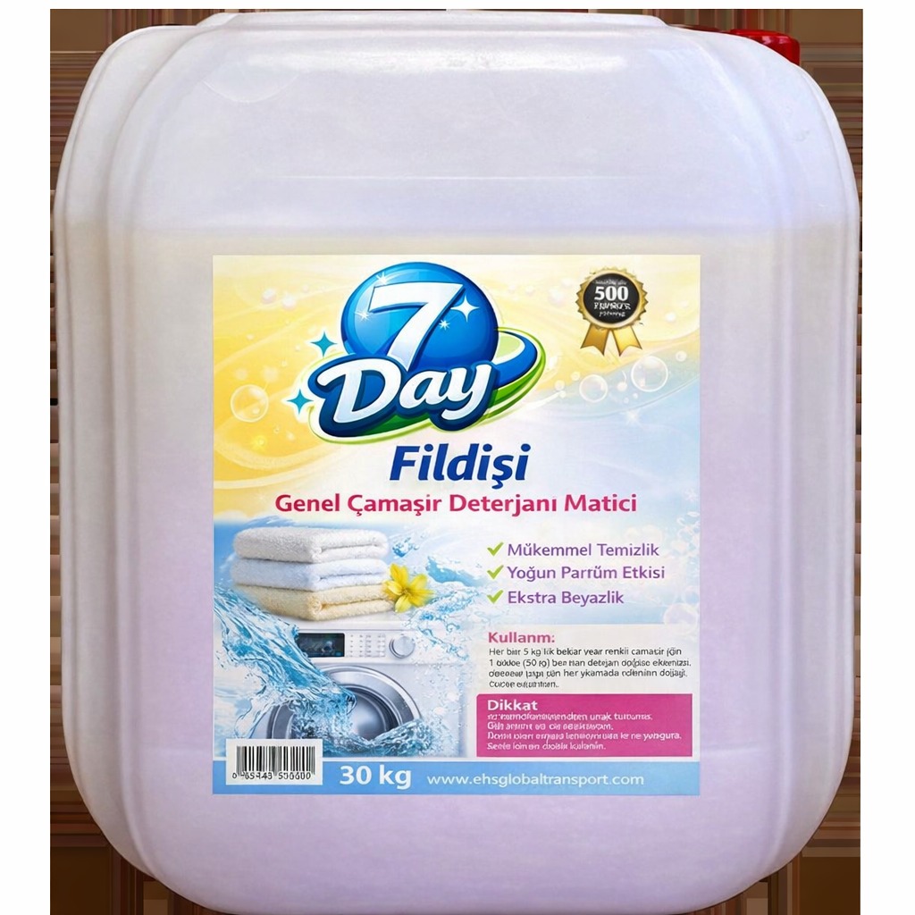 7DAY SIVI FİLDİŞİ KURU TEMİZLEME ÇAMAŞIR DETERJANI 30 KG