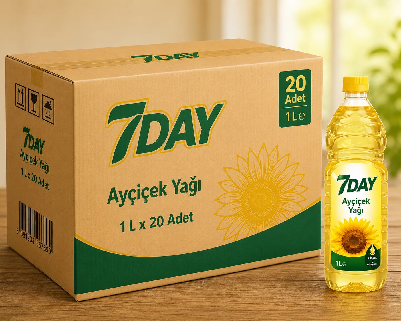 Ayçiçek Yağı (1L x 4 Adet)