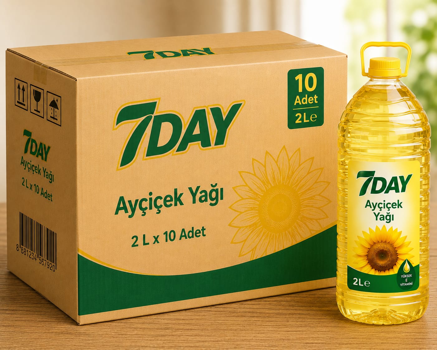 Ayçiçek Yağı (2L x 4 Adet)