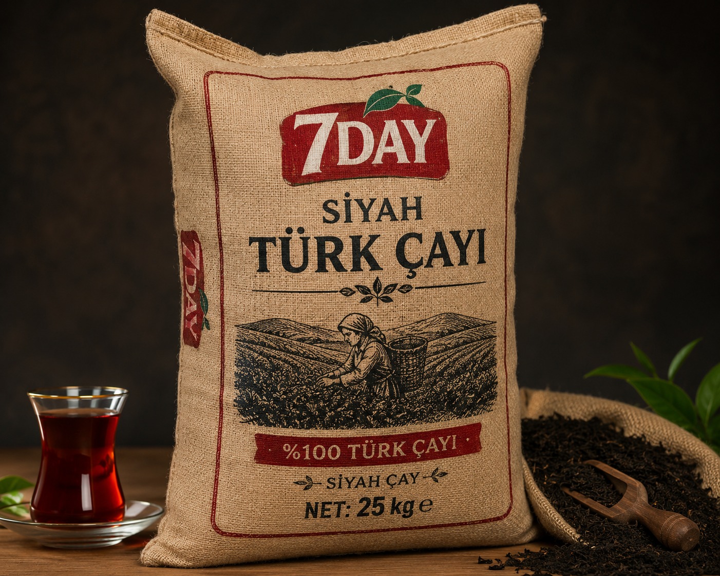 Siyah Türk Çayı (25kg)